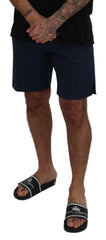 Dolce & Gabbana Elegant Blue Chino Shorts