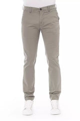 Baldinini Trend Beige Cotton Men Chino Pant