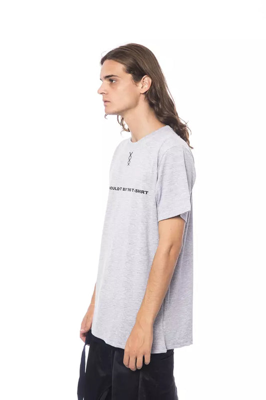 Nicolo Tonetto Gray Cotton Men's T-Shirt