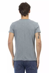Trussardi Action Gray Cotton Men's T-Shirt