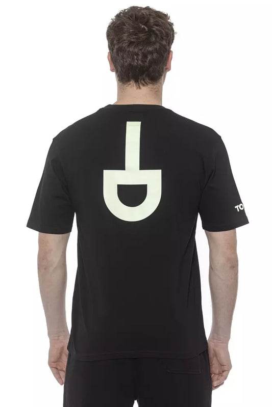 Tond Black Cotton Men's T-Shirt