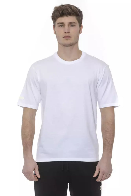 Tond White Cotton Men's Oversized T-Shirt