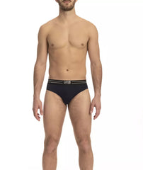 Cavalli Class Blue Cotton Men Underwear Tri-pack