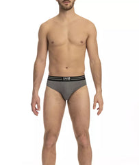 Cavalli Class Gray Cotton Men Brief