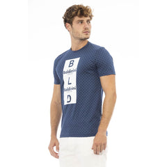 Baldinini Trend Blue Cotton Men's T-Shirt