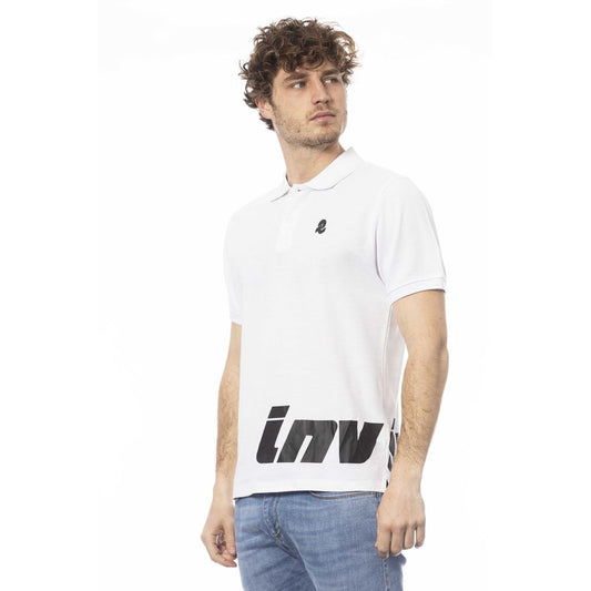 Invicta White Cotton Men's Polo Shirt