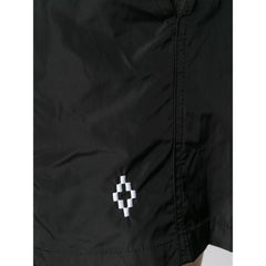 Marcelo Burlon Black Polyamide Men's Swimwear Boxer