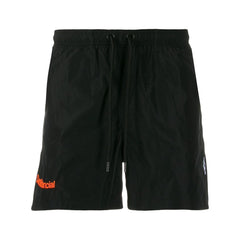 Marcelo Burlon Black Polyamide Men's Swimwear Boxer