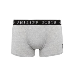Philipp Plein Gray Cotton Men's Boxer