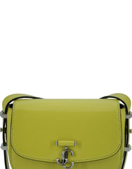 Jimmy Choo Lime Yellow Leather Small Shoulder Bag