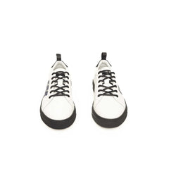 Cerruti 1881 White Cowhide Men Sneaker
