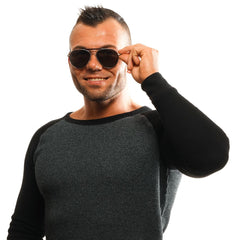 Ermenegildo Zegna Gold Men Sunglasses