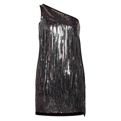PINKO Gray Polyester Women Dress