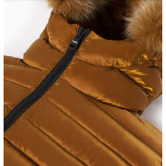 Refrigiwear Orange Nylon Women Jacket