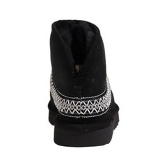 UGG Black Suede Leather Boot