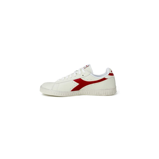 Diadora Red Leather Leather Sneaker