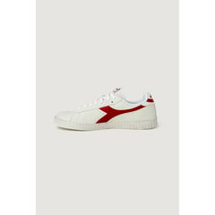 Diadora Red Leather Leather Sneaker