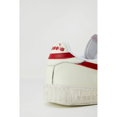 Diadora Red Leather Leather Sneaker