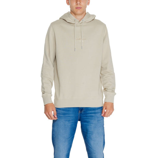 Calvin Klein Jeans Beige Recycled Cotton Sweater