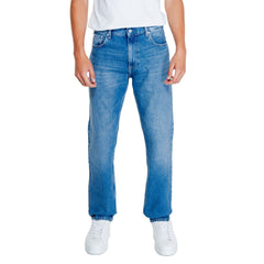 Calvin Klein Jeans Light Blue Cotton Jeans & Pant