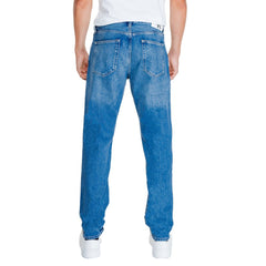 Calvin Klein Jeans Light Blue Cotton Jeans & Pant