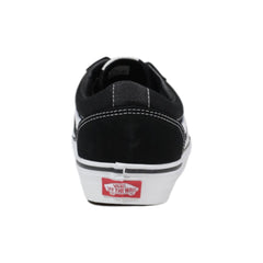 Vans Black And White Suede Leather Sneaker