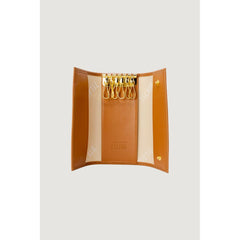 Alviero Martini Prima Classe Beige Polyester Keychain