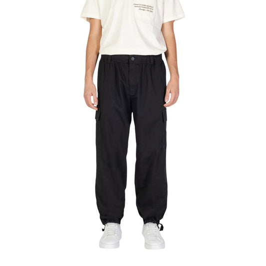 Calvin Klein Jeans Black Recycled Cotton Jeans & Pant