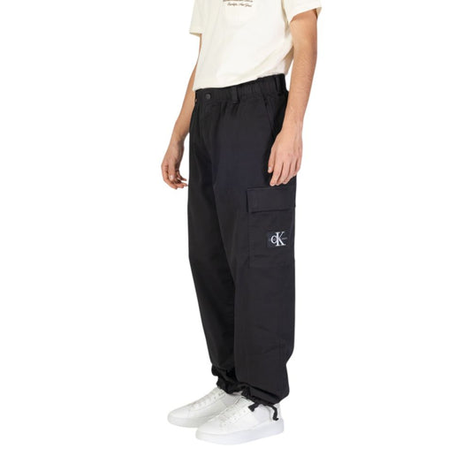 Calvin Klein Jeans Black Recycled Cotton Jeans & Pant