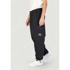 Calvin Klein Jeans Black Recycled Cotton Jeans & Pant