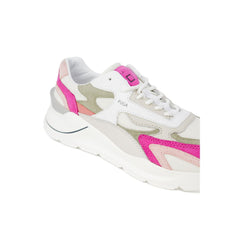 D.A.T.E Pink Suede Leather Sneaker