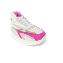 D.A.T.E Pink Suede Leather Sneaker