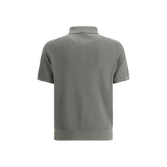 Brioni Polo Shirt with woven pattern