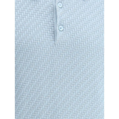 Brioni Polo Shirt with woven pattern