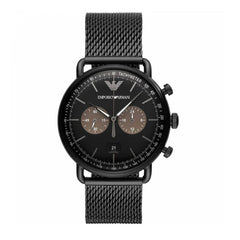 Armani Black Steel Watch