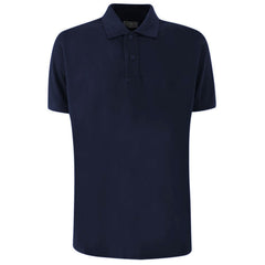 Yes Zee Blue Cotton Men Polo Shirt