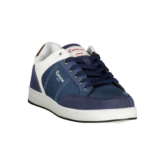Carrera Blue Eco Leather Men Sneaker