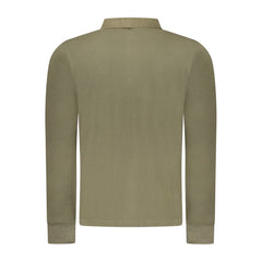 Rifle Green Cotton Men Polo Shirt