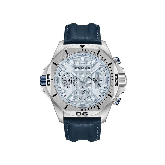 Blue Artificial Leather Watch