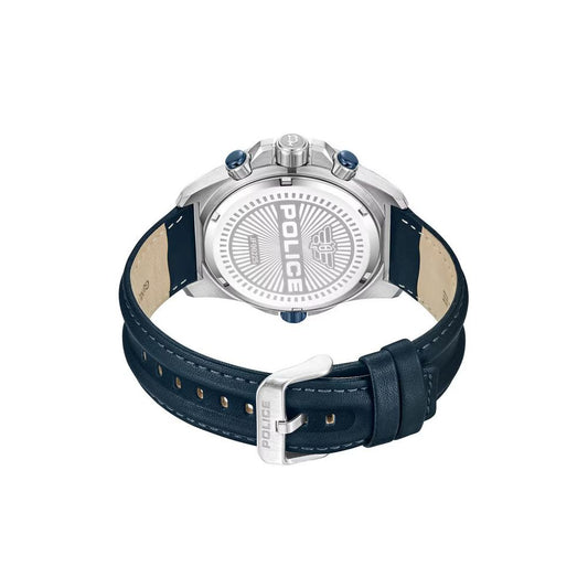 Blue Artificial Leather Watch