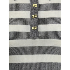Knit polo shirt
