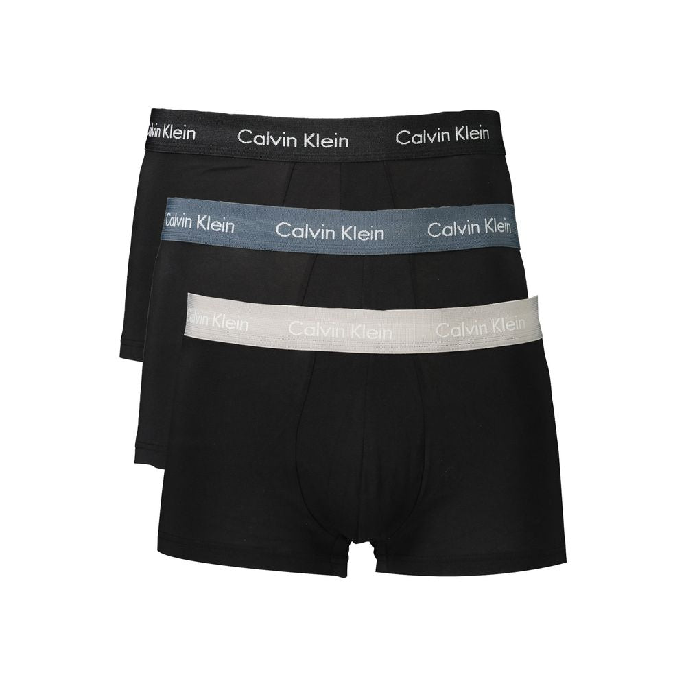Calvin Klein Black Cotton Men Boxer Underwear Trio Pack