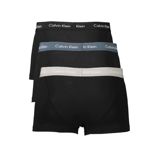 Calvin Klein Black Cotton Men Boxer Underwear Trio Pack