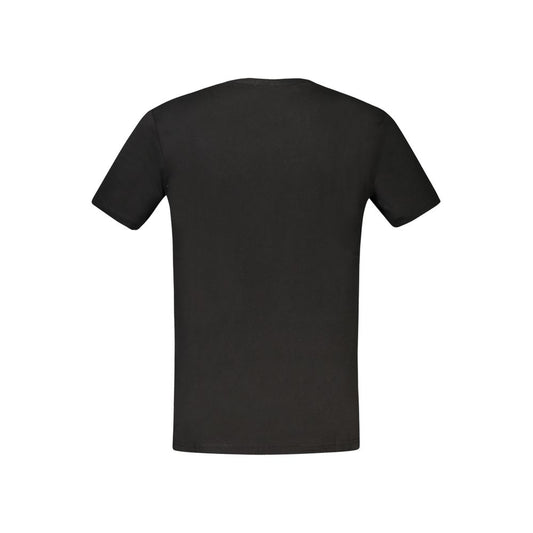 Rifle Black Cotton Men T-Shirt
