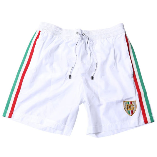 White Polyester Swimwear