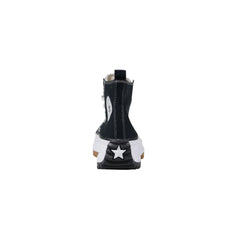 Black And White Fabric Sneaker