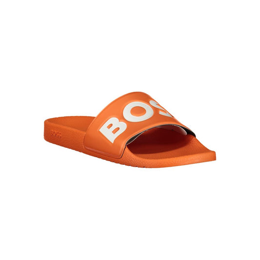 Orange Polyester Sandal