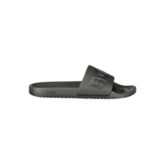 Black Polyester Sandal