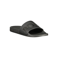 Black Polyester Sandal