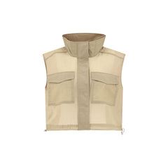 Cropped Gilet Jacket
